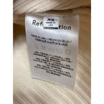 Reformation Women's Cream Beige Sleeveless Rib Knit Mock Neck Crop Tank Top XS Photo 4