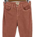 L'Agence Margot Blush Velvet Cropped High-Rise Pants Size 26 Photo 5