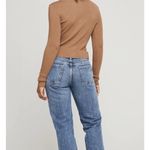 Gentle Fawn Brown Fitted Ribbed Sweater Photo 1