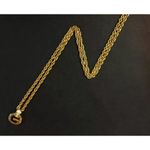 Givenchy  gold and crystal G logo necklace Photo 4