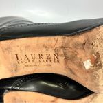 Ralph Lauren Lauren Ralph‎ Lauren Leanne black leather heeled boots size 6.5 Photo 4