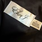 Eliza J  Women’s Floating Flowers Halter Style Ball Gown Black Sz 10 NWT Photo 6