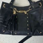 Juicy Couture  Black Genuine Leather Tote Crossbody Photo 5