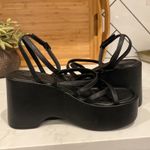 Wild Fable Liza Platform Wedge Heels Black Y2K retro It Girl quirky size 11 Photo 7