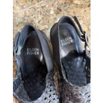 Eileen Fisher  Classic Black Rory Woven Leather Sandal Open Toe Shoes Womens 9 Photo 10