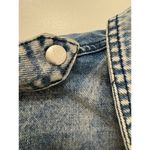 Avec Les Filles Acid Wash Denim Utility Jacket Size Medium Safari Style Photo 6