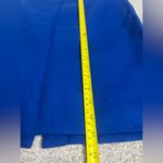 J. Crew Factory The Pencil Skirt Womens Size 2 Blue Double Serge Wool Blend Photo 7