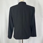 Vintage Virgo Petite Black Blazer Business Career Gold Buttons Womens 14 Petite Size 14P Photo 3