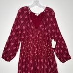 Treasure & Bond NWT Floral Print Jacquard Long Sleeve tiered Minidress XL Photo 11