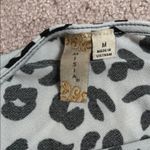 Misa Leopard Print Women's Top - Black and Gray Photo 1