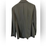 Anne Klein New York Blazer Black pin Stripe 12 Photo 2