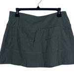 CRZ Yoga Crazy Yoga Olive Green Athletic Gym Skort Biker Shorts Size Med EUC #0362-DS Photo 0