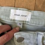 Dear John  Julian Shorts Size 26 Mint Green Cut Offs Distressed Frayed Hem Photo 4