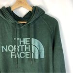 The North Face Hunter Green Logo Front Hoodie Sweatshirt XL Photo 2