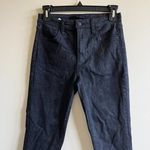 joe's jeans  Black Charlie High Rise Snakeskin‎ Print Skinny Ankle Jeans Size 26 Photo 11