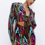 Nasty Gal Sequin Cut Out Dress Photo 0