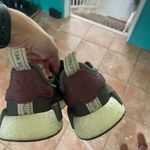 Adidas NMD R1 olive green tennis shoes Photo 2
