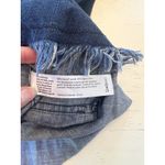 Eileen Fisher Woman's XS Frayed Denim Organic Cotton Shirt Dress Long Sleeve Photo 4