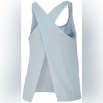 Nike  Women's Dri-FIT Cross-Back Tank Top in Blue Paisley Size Medium Photo 1