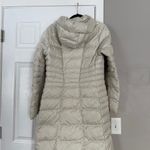 The North Face  Beige Cream Long Down 550 Puffer Jacket (Flaws) Photo 6
