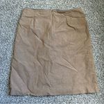 Banana Republic  Stretch Tan Mini A-Line Skirt Office Business Casual Neutral 10 Photo 2