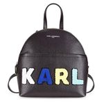 Karl Lagerfeld New  Black Backpack Photo 0