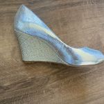 Lilly Pulitzer Blue and Cream Flats Photo 1