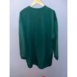 Smiley World Graphic Sweatshirt Dress Green Long Sleeve Casual Trendy Size M Photo 2