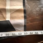 Oscar de la Renta VTG Y2K Geometric Rectangle Silk Scarf 11.5 x 53" Feminine Photo 2