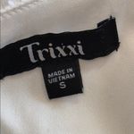 Trixxi White Boho Ruffle Tiered Mini Dress Size Small Photo 7