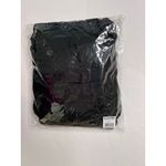 Rumored Senorita Mini Dress SMALL Black Ruffles Bohemian Sheer NWT Danty Flirty Photo 5