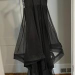 Black Maxi Dress With Detailed Bodice Photo 3
