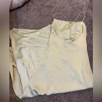 Revolve Significant Other Light Green Satin Dress Photo 2