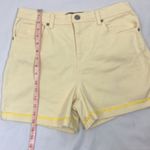 Gloria Vanderbilt  Butter Yellow High Waisted Shorts with Bow Accents pockets 8 Photo 6