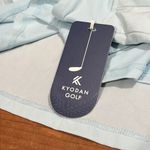 Kyodan  GOLD skort women's sz medium pleated sides hidden pocket 3" inseam shorts Photo 6