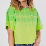 Champion Bright Green Tie Dye Top Photo 0