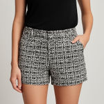 Banana Republic Black & White Patterned Shorts Photo 0