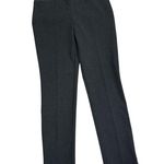 Chico's NWT Chico’s Brigitte Beaded Detail Ankle Slim Leg Pants | Dark Grey | US 4 Tall Photo 1