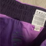 Nike Women's Lavender and Black Athletic Shorts Photo 1