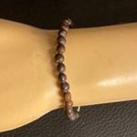 Vintage Brown Beaded Bracelet One Size Earthy Boho Chic Accessory Photo 0