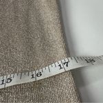 BCBGMAXAZRIA  Gold Metallic Tiered Ruffle Sweater Dress Large Holiday Cocktail Photo 9