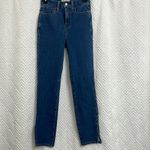 Madewell  11" HighRise Roadtripper Skinny Jeans Slit-Hem Edition Size 24 Photo 2