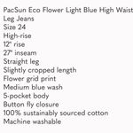 PacSun NWT  Flower Jeans Photo 4