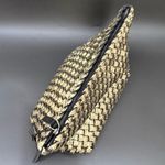 NAGHEDI Portofino Cosmetic Bag in Etoile Woven Neoprene Metallic Gold Makeup Bag Photo 2