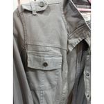 Ashley by 26 International Ashley Utility Collection Gray Military Style Jacket Women's Medium Utility Photo 2