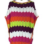 Trina Turk Zig Zag Tunic Dress Swim Cover Up crochet Cotton Knit size XS Photo 5