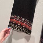 Alya Knit Dark Gray Boho Long Sleeve Mini Dress Size Medium Photo 1