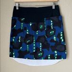 Jil Sander NWF  navy and black geometric mini lined skirt Photo 1