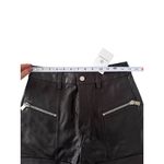 ANINE BING  Lia Leather Zip Black Shorts Size US 6 NEW NWT Photo 9