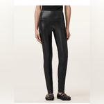 ALLSAINTS  Cora High Rise Faux Leather Leggings Size 6 Bodycon Skinny Deep Waist Photo 10